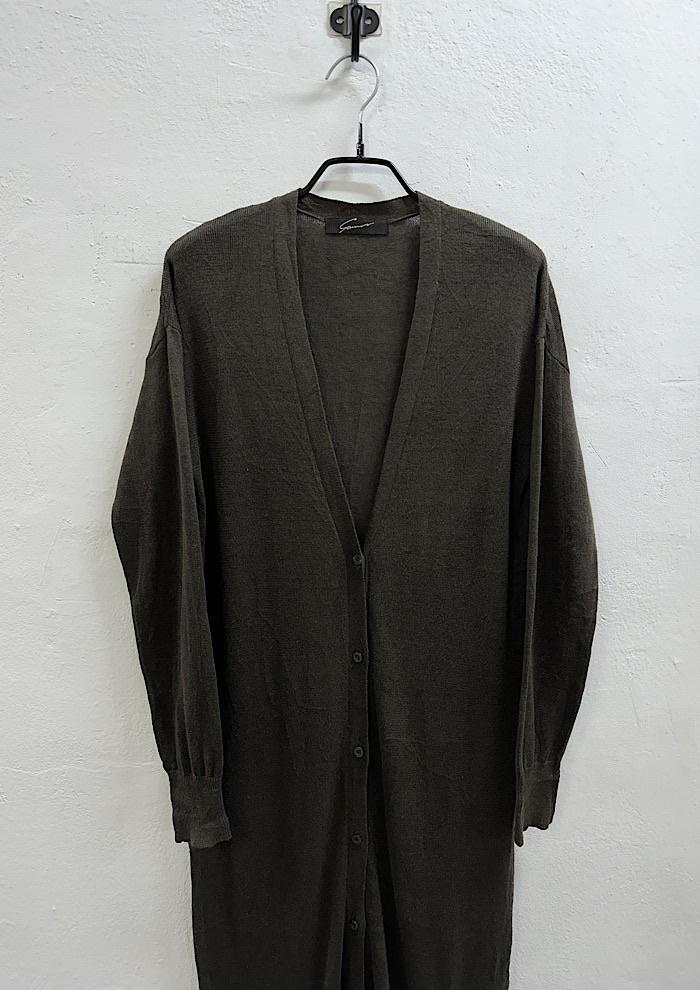 vintage linen long cardigan 3