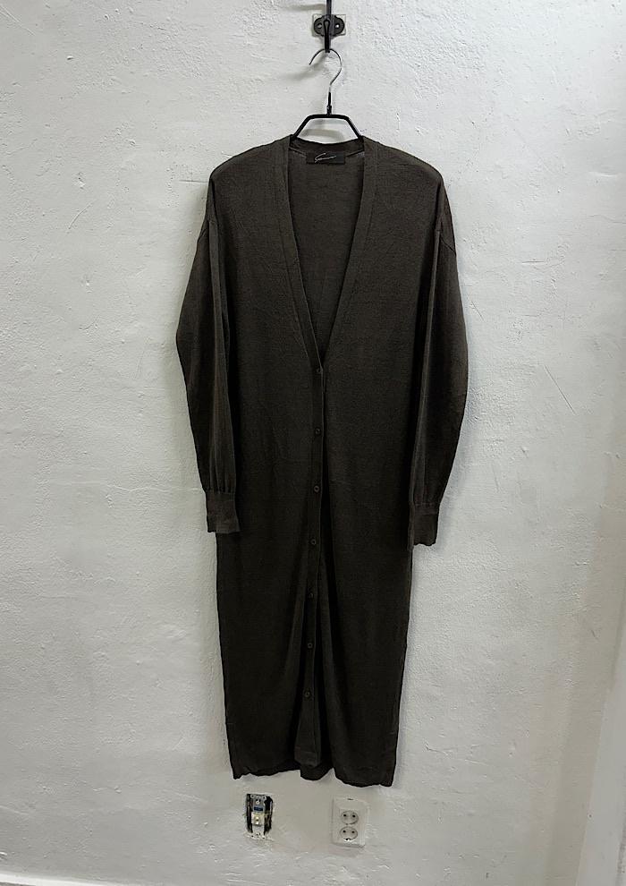 vintage linen long cardigan 2