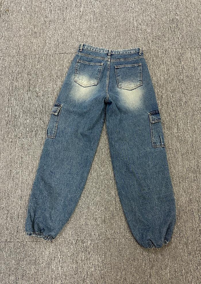 denim cargo pants (30inch) 3