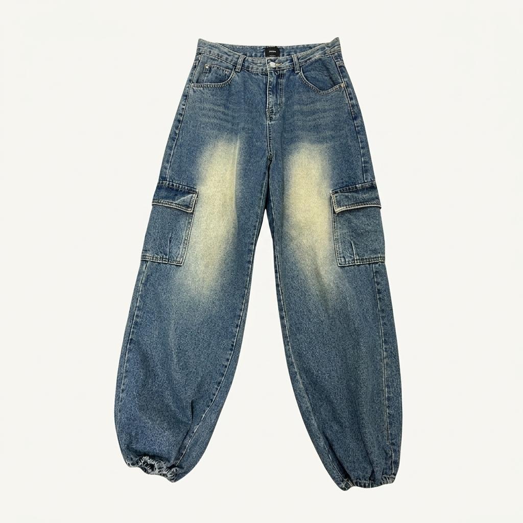 denim cargo pants (30inch) 1