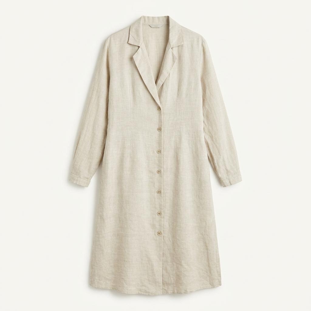 linen coat & dress 1