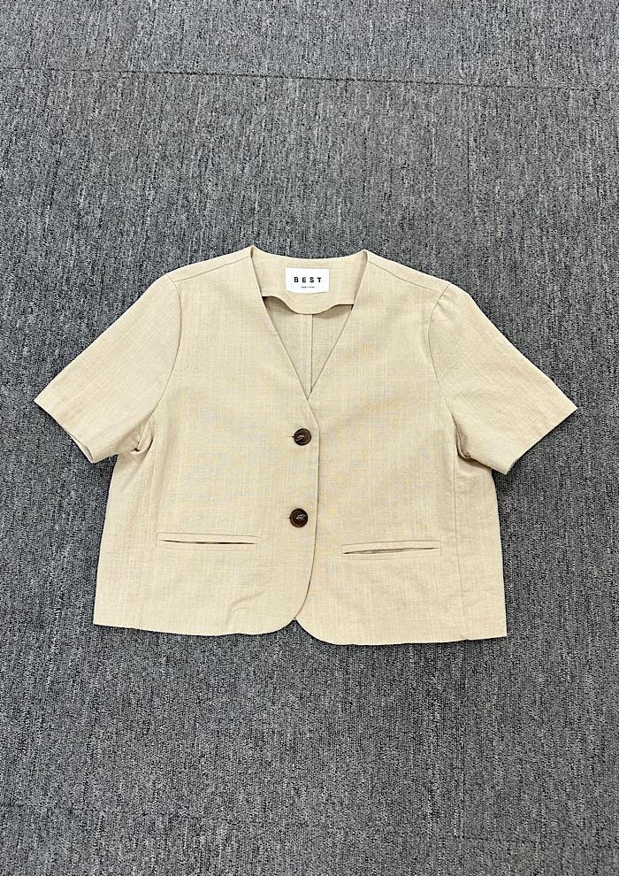 linen half jacket 2