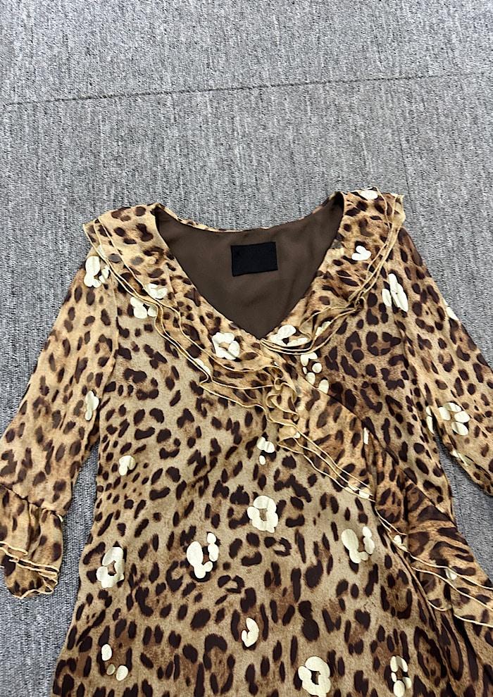 silk dress (M) 3