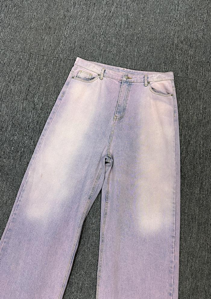 pink wide jeans (35inch) 3