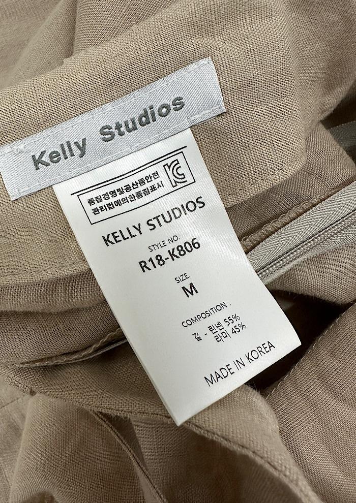 kelly studios linen skirt (27inch) 4