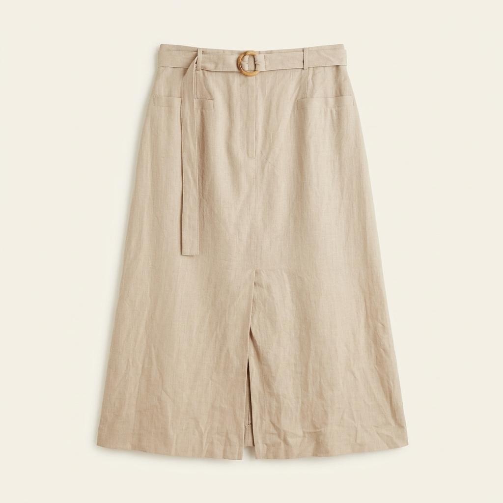 kelly studios linen skirt (27inch) 1