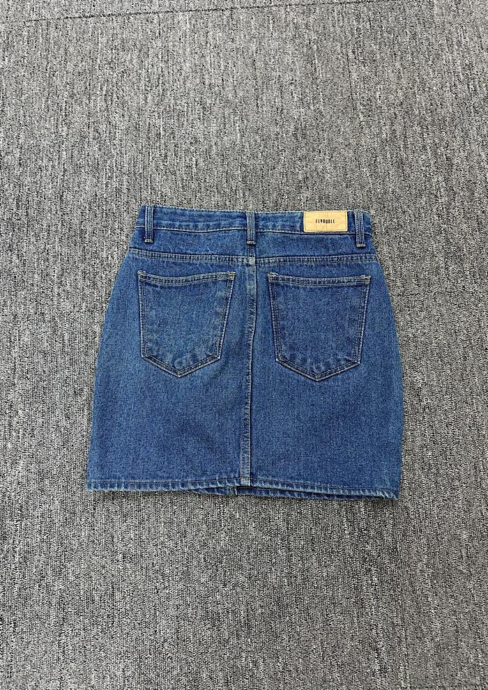 denim mini skirt (27inch) 3