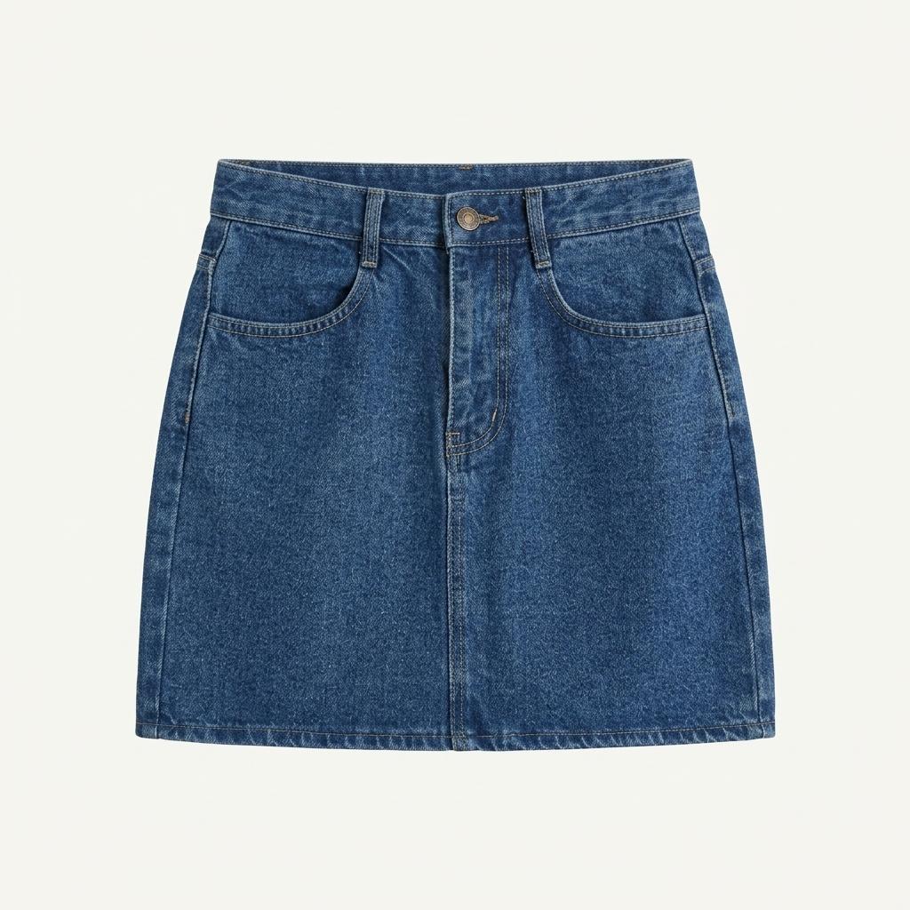 denim mini skirt (27inch) 1