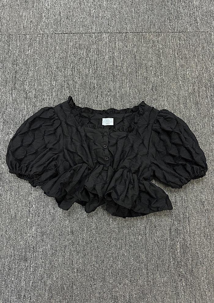 pleats crop blouse 2