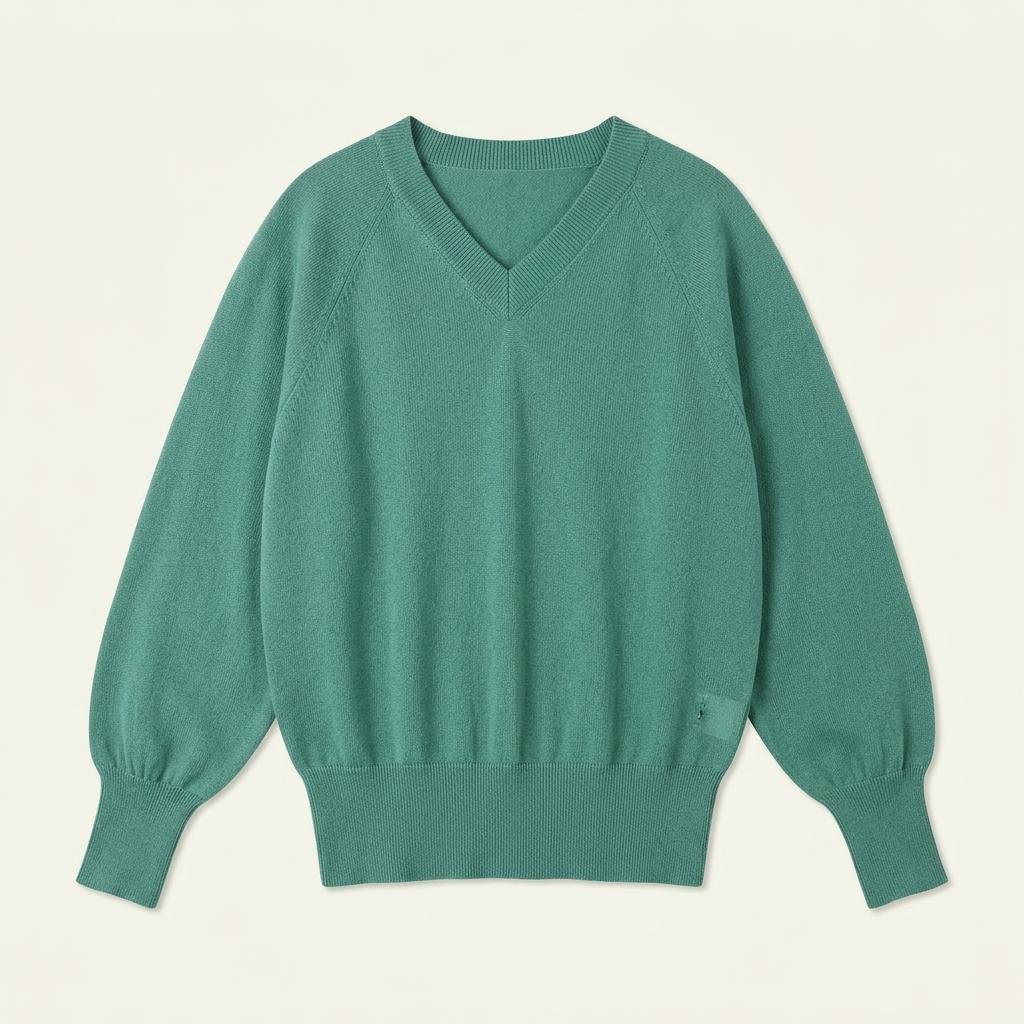 v neck knit (M) 1