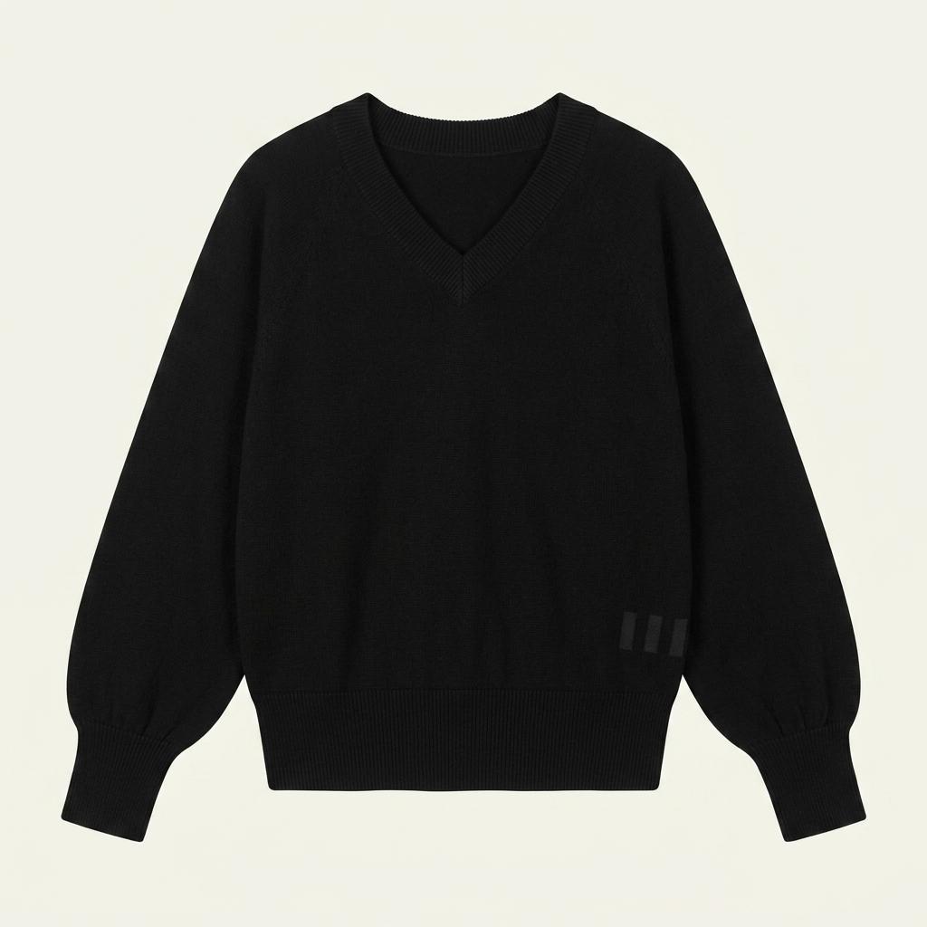 v neck knit (M) 1