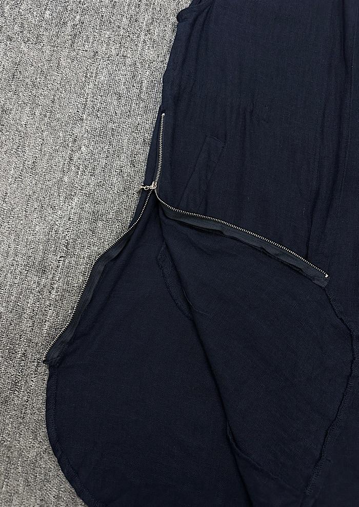 linen long vest 3