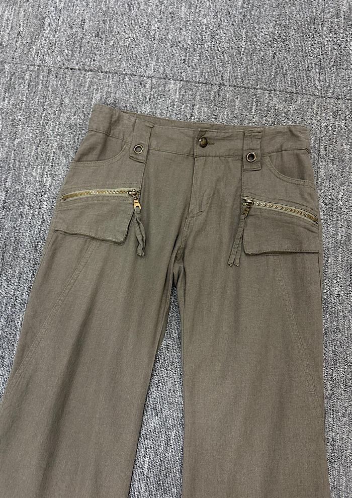 vintage liene bootscut pants (28inch) 3
