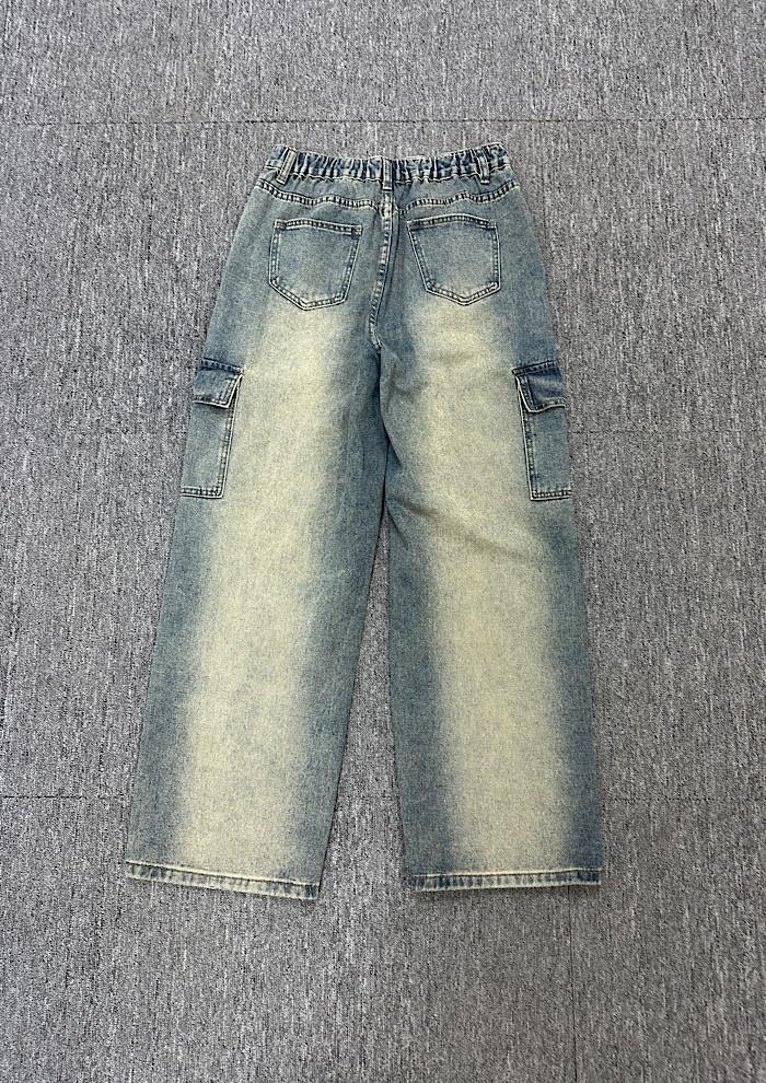 denim cargo pants (30~31inch) 4