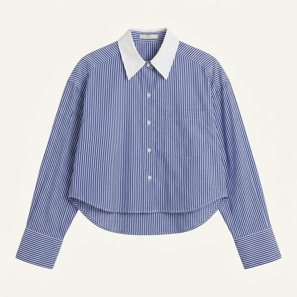 overfit crop shirt 1