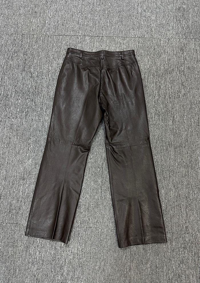 vintage leather pants (29inch) 3