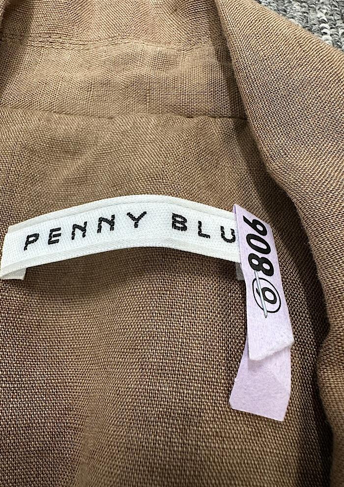 penny blue linen 100% 3