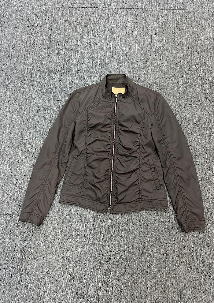 shirring zip-up 2