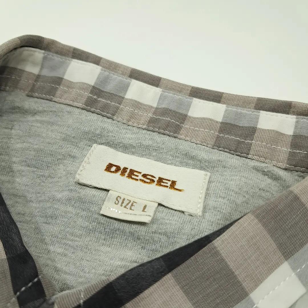 CK082 L 디젤 00s 바이어스컷 체크 셔츠 남방 4