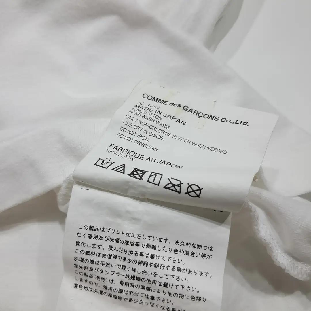 CK079 XL 꼼데가르송플레이 일본판 멀티하트도트 화이트 반팔 티셔츠 7