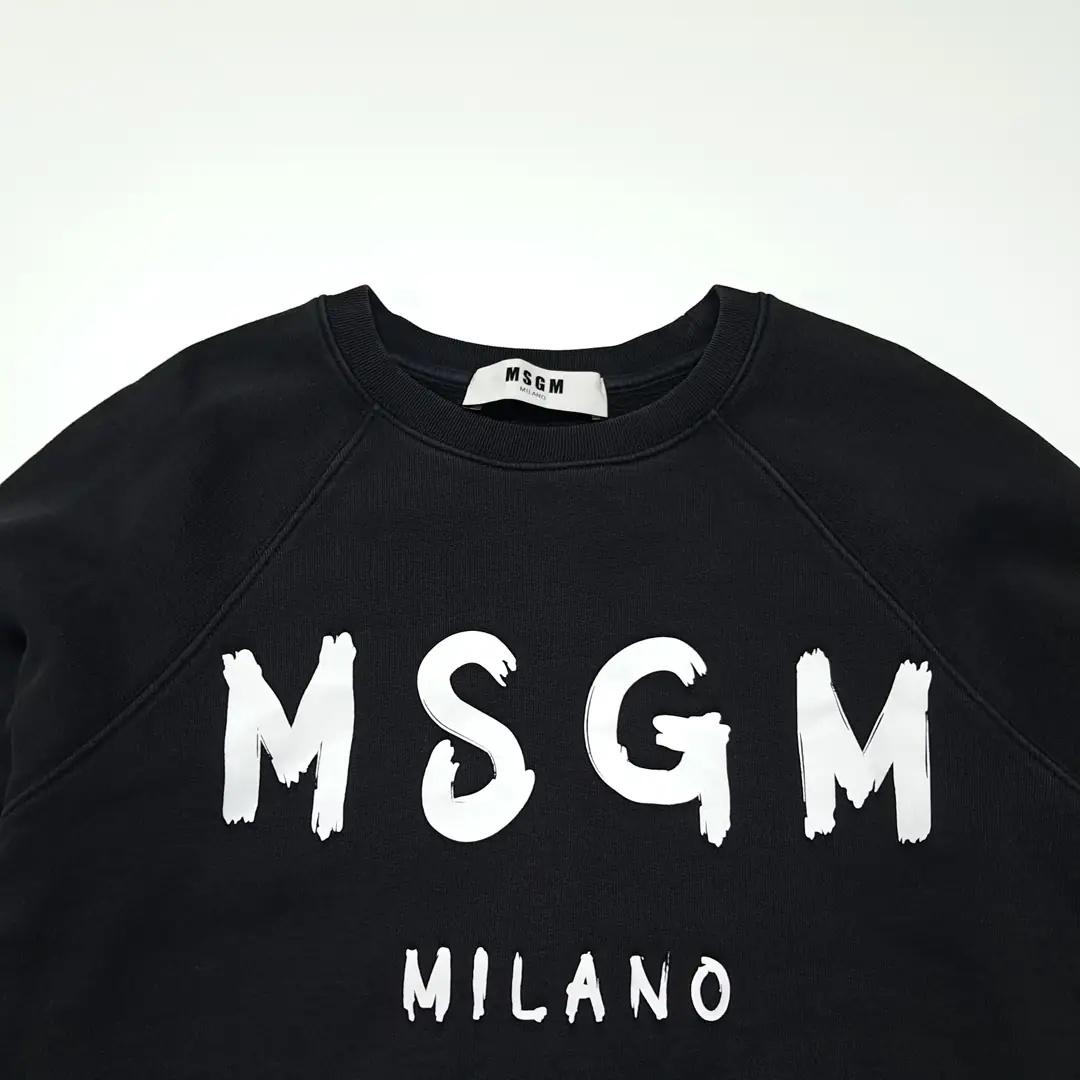 CK056 L MSGM 이태리판 블랙 스웨트셔츠 3