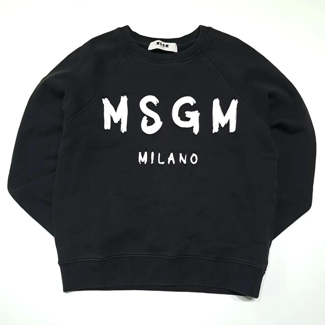 CK056 L MSGM 이태리판 블랙 스웨트셔츠 2