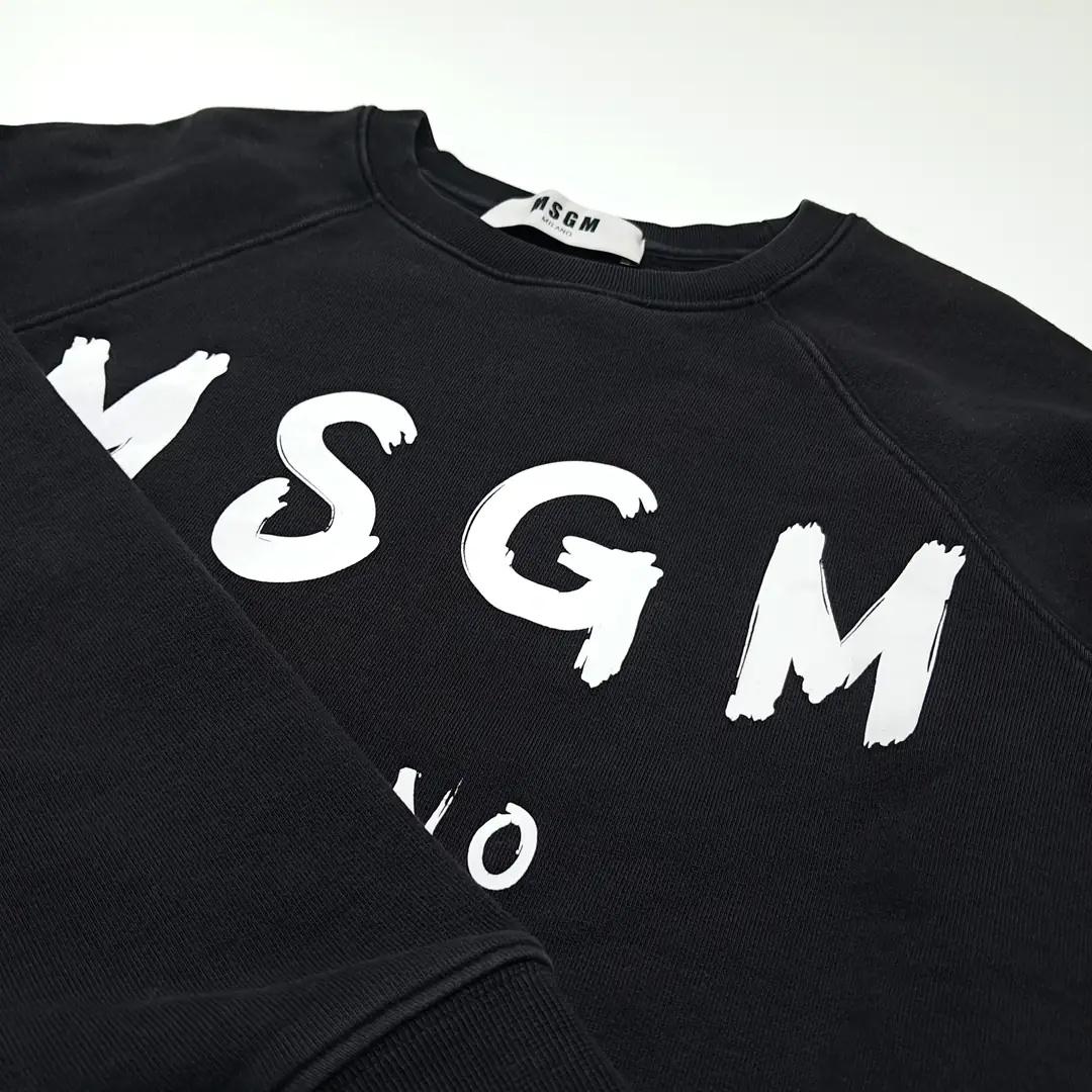 CK056 L MSGM 이태리판 블랙 스웨트셔츠 5