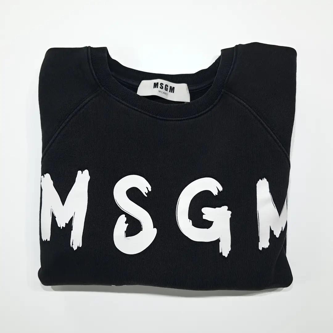 CK056 L MSGM 이태리판 블랙 스웨트셔츠 9