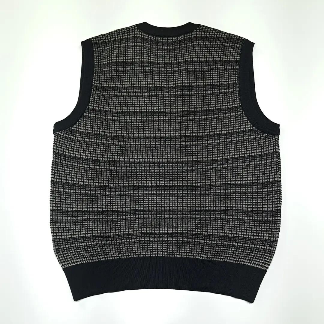 CK029 XL 디올 90s 브이넥 블랙 니트조끼 베스트 8