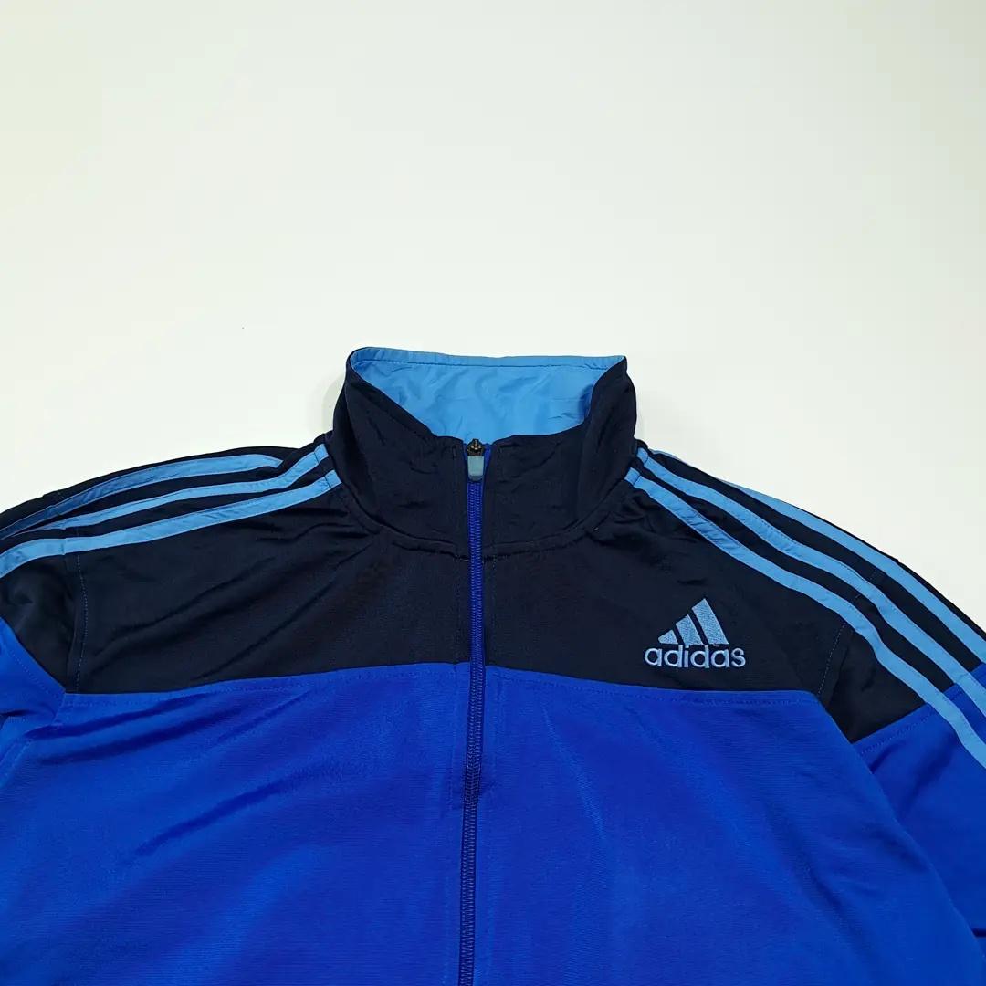CK014 L 아디다스 투톤 블루 집업 자켓 3