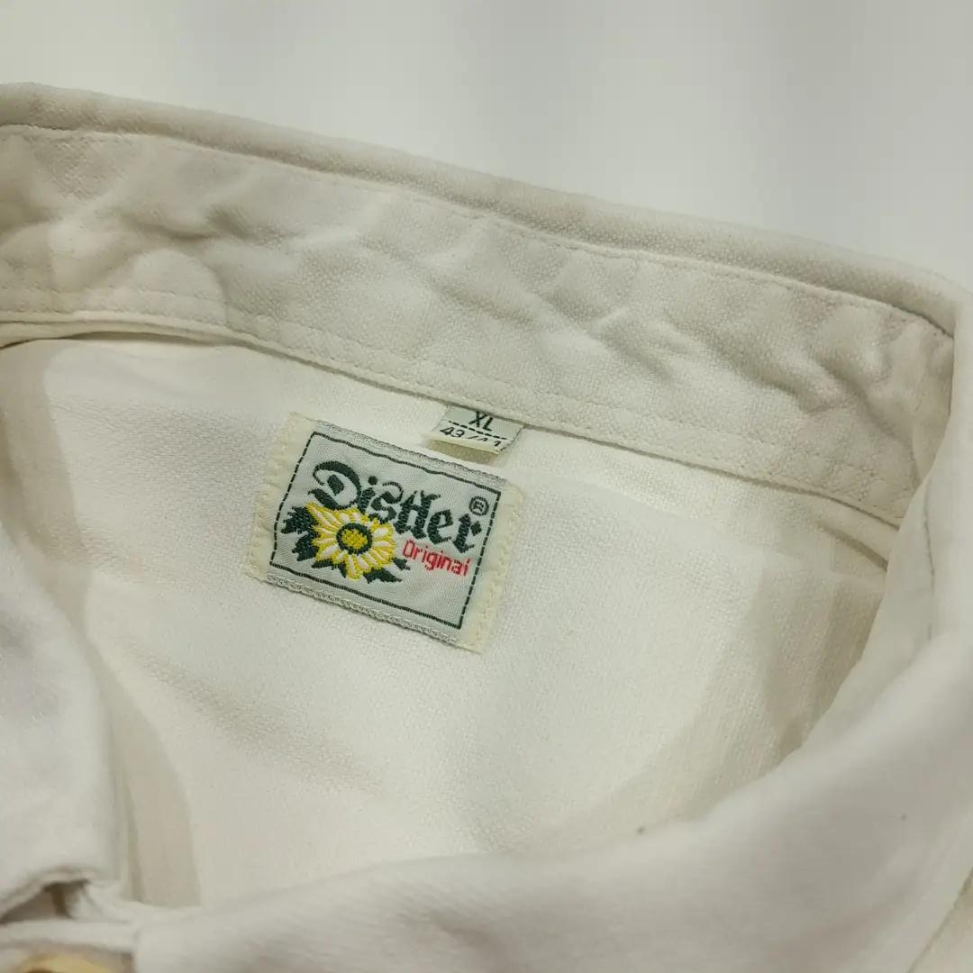 CL984 XL 디스틀러 90s 독일 트라흐텐 바바리안 코튼린넨 알펜 셔츠 4