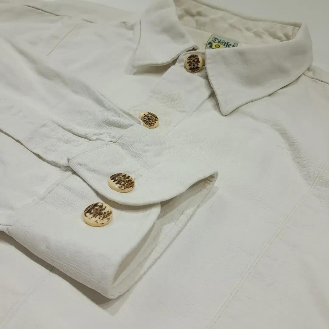 CL984 XL 디스틀러 90s 독일 트라흐텐 바바리안 코튼린넨 알펜 셔츠 5