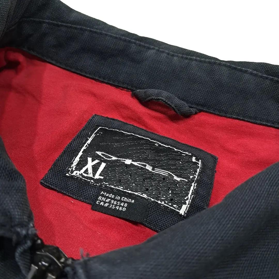 CL929 XL 오클리 00s 블랙 캔버스 워크 자켓 아우터 4