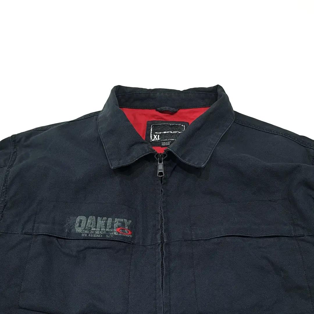 CL929 XL 오클리 00s 블랙 캔버스 워크 자켓 아우터 3