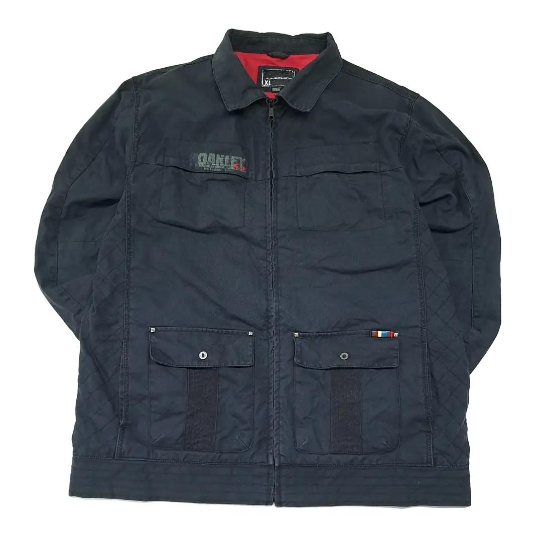 CL929 XL 오클리 00s 블랙 캔버스 워크 자켓 아우터 2