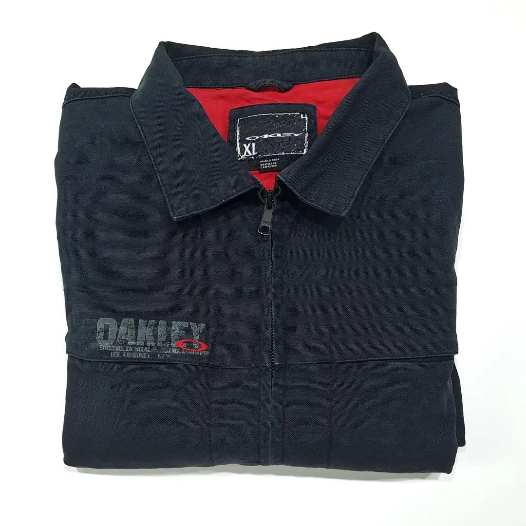 CL929 XL 오클리 00s 블랙 캔버스 워크 자켓 아우터 10