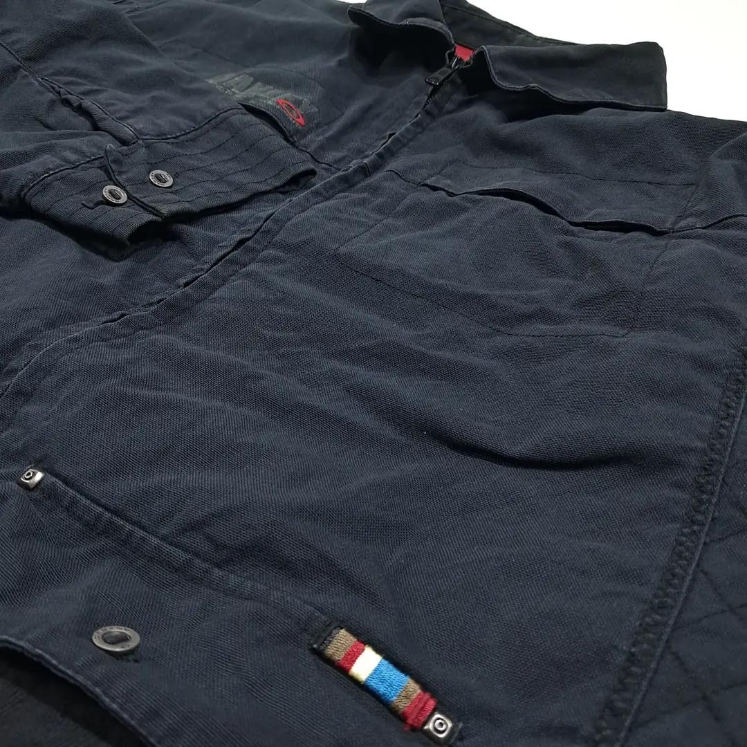 CL929 XL 오클리 00s 블랙 캔버스 워크 자켓 아우터 8