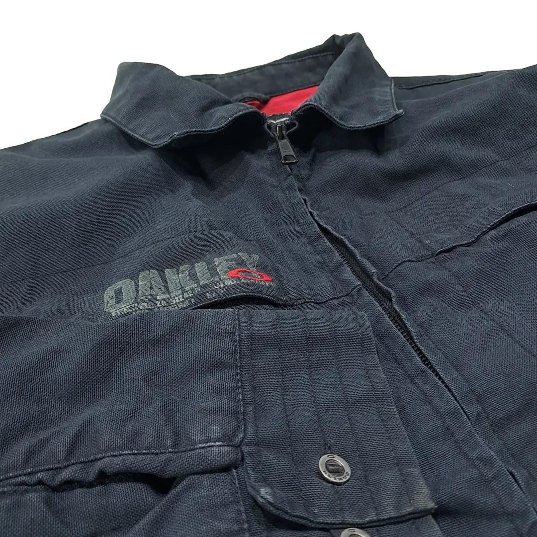 CL929 XL 오클리 00s 블랙 캔버스 워크 자켓 아우터 7