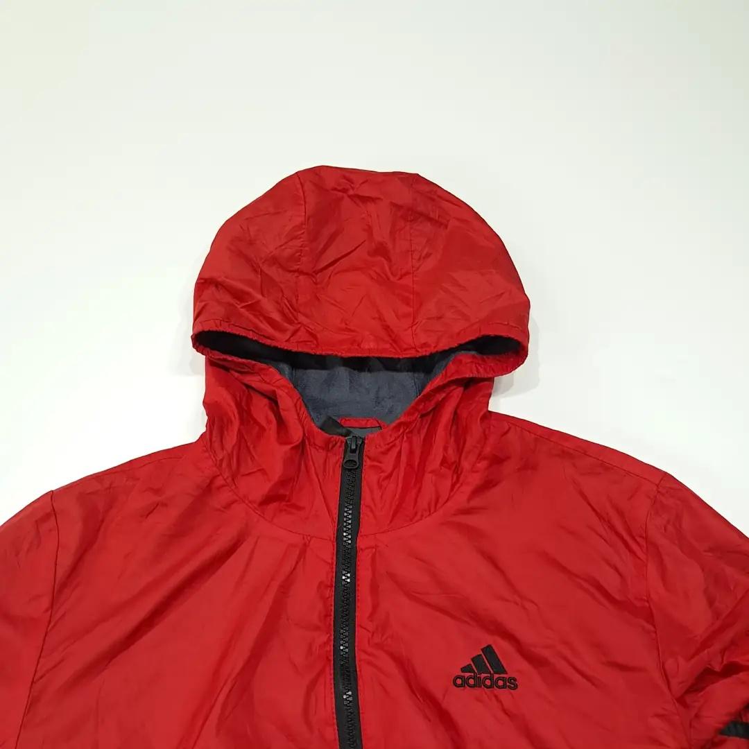 CL908 FREE 아디다스 90s 레드 블랙 리메이크 크롭 자켓 3