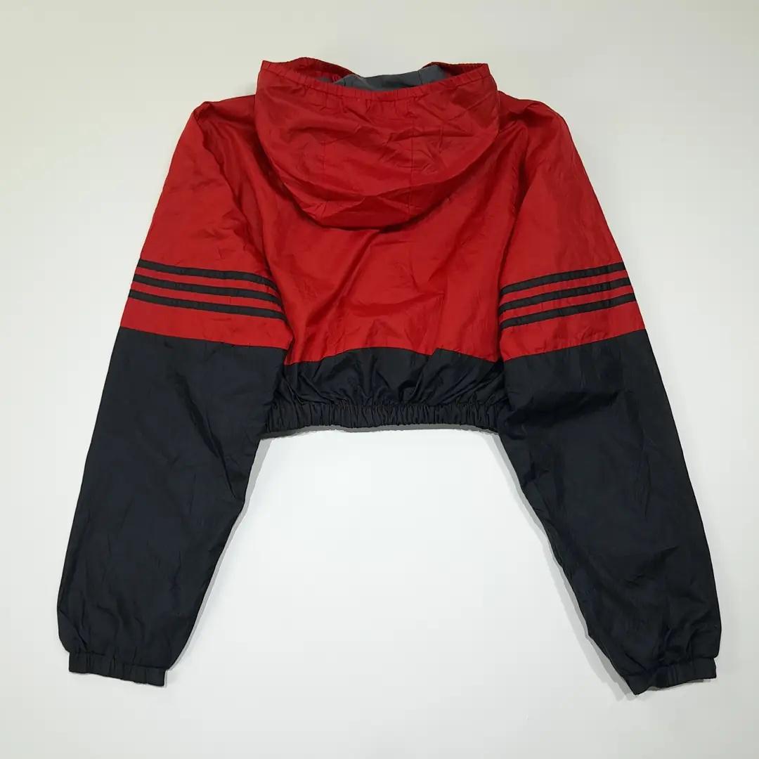 CL908 FREE 아디다스 90s 레드 블랙 리메이크 크롭 자켓 6