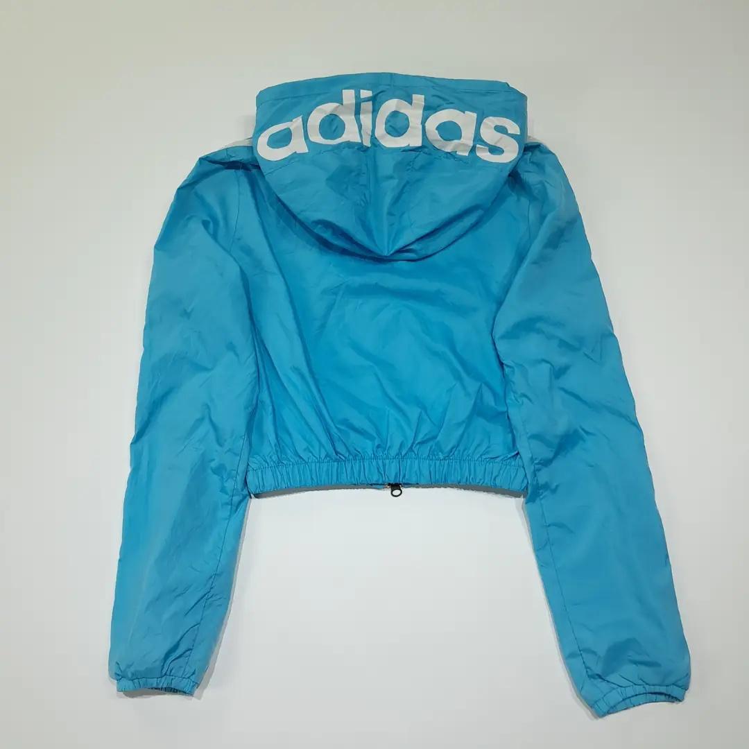 CL873 FREE 아디다스 00s 스카이블루 바람막이 크롭 자켓 6