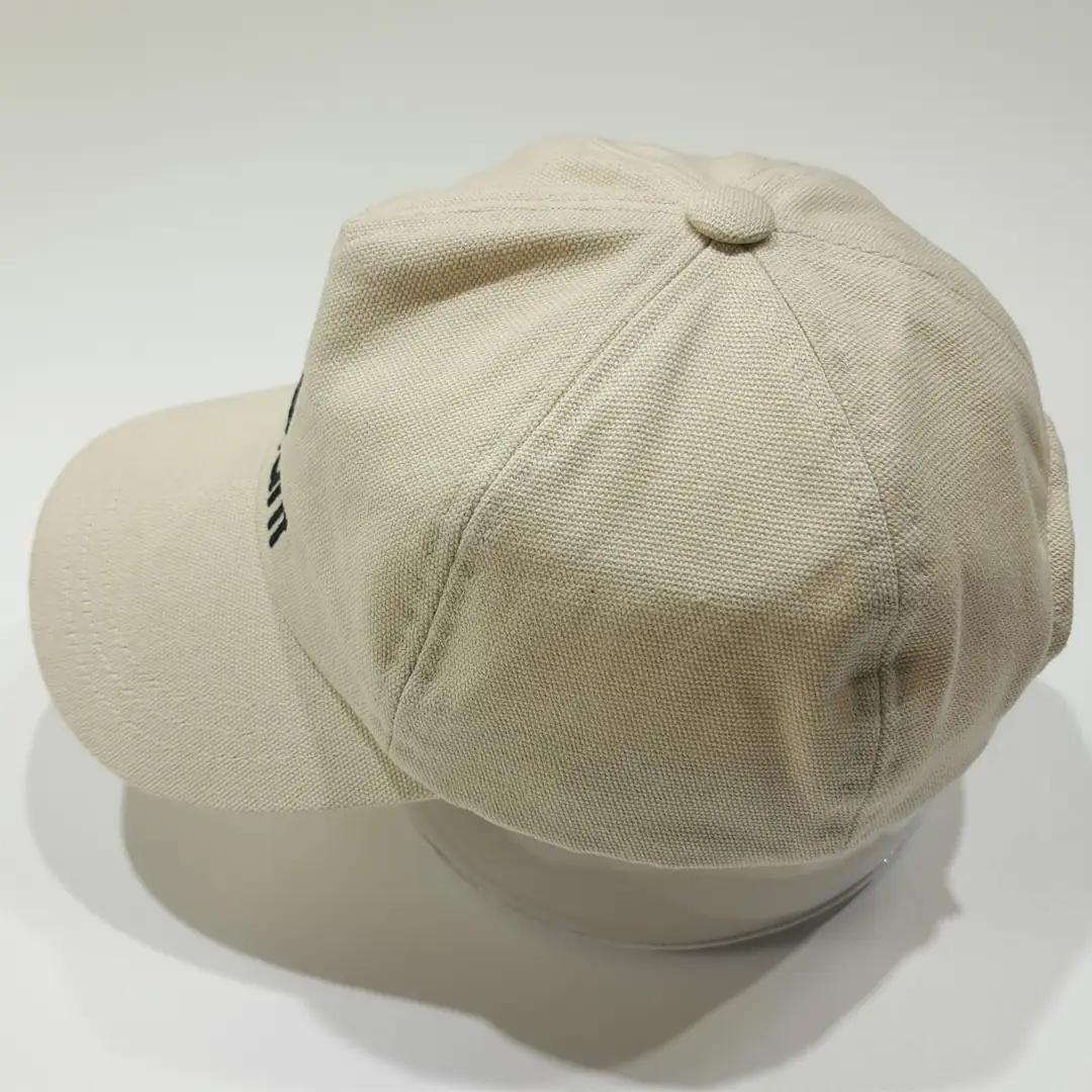 CL860 이자벨마랑 타이론 블랙 로고 자수 베이지 코튼 볼캡 5
