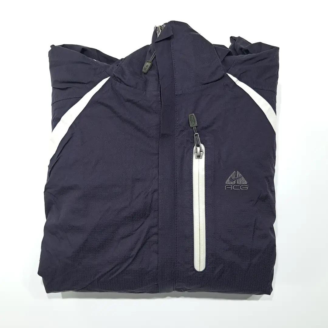 CL845 M 나이키 00s 테크니컬 ACG  네이비 바람막이 자켓 9