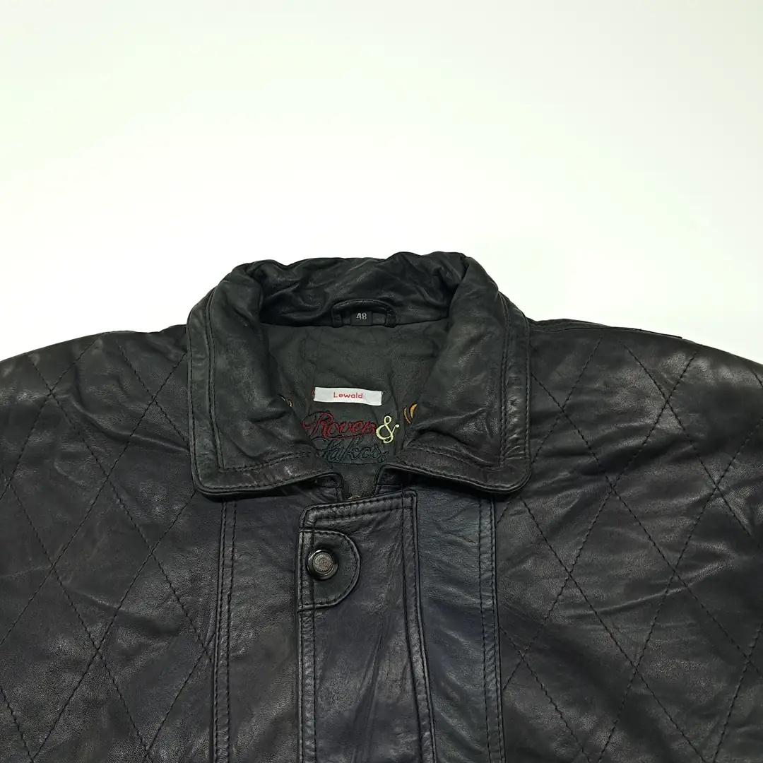 CL762 XL 로버앤레이크스 90s 양가죽 퀼팅 자켓 점퍼 3