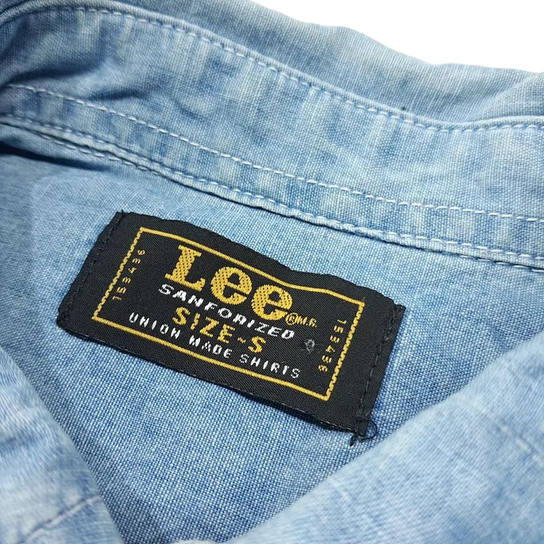 CL743 S 리 80s 유니온메이드 샴브레이 데님셔츠 남방 4