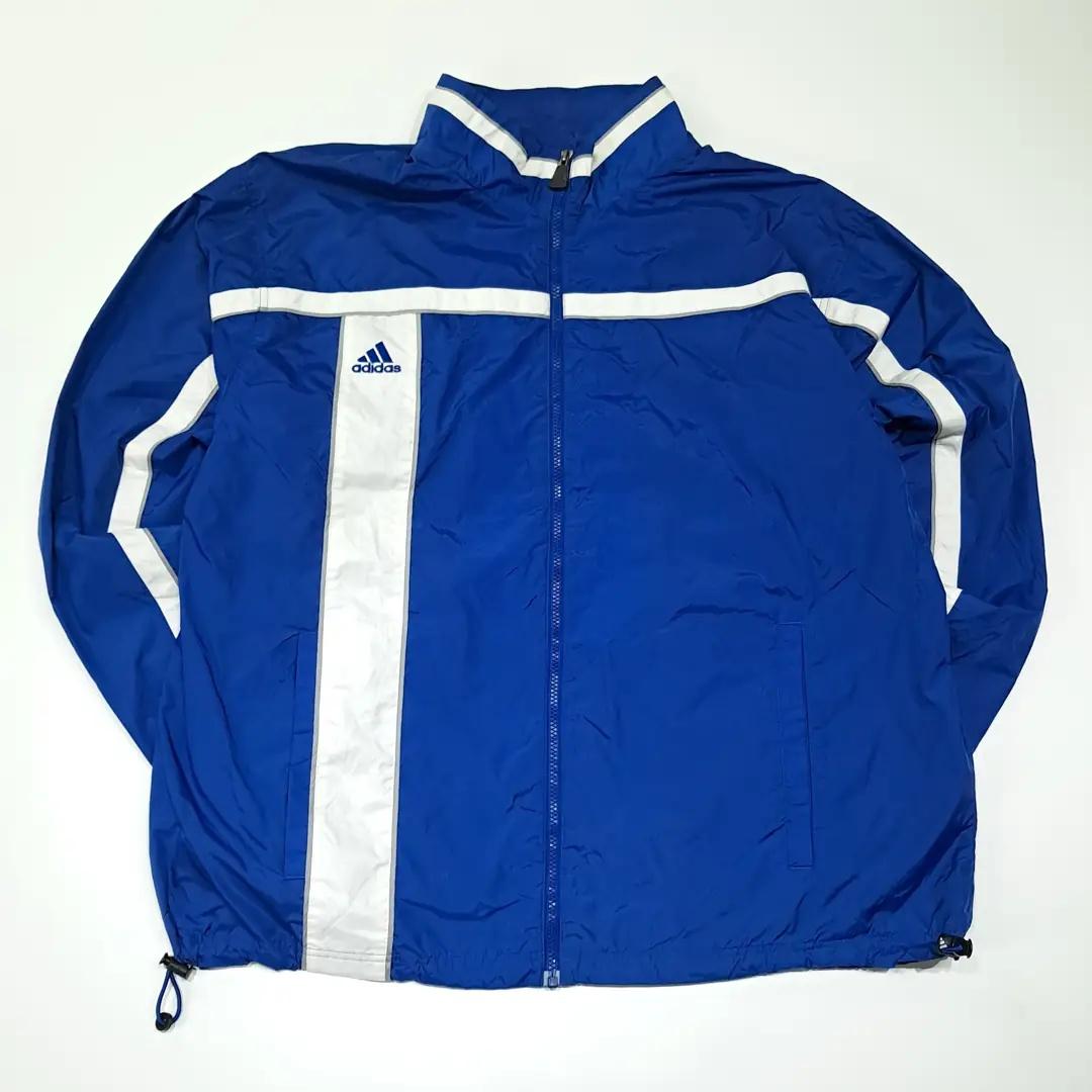 CL734 XL 아디다스 00s 블루 화이트 바람막이 자켓 2