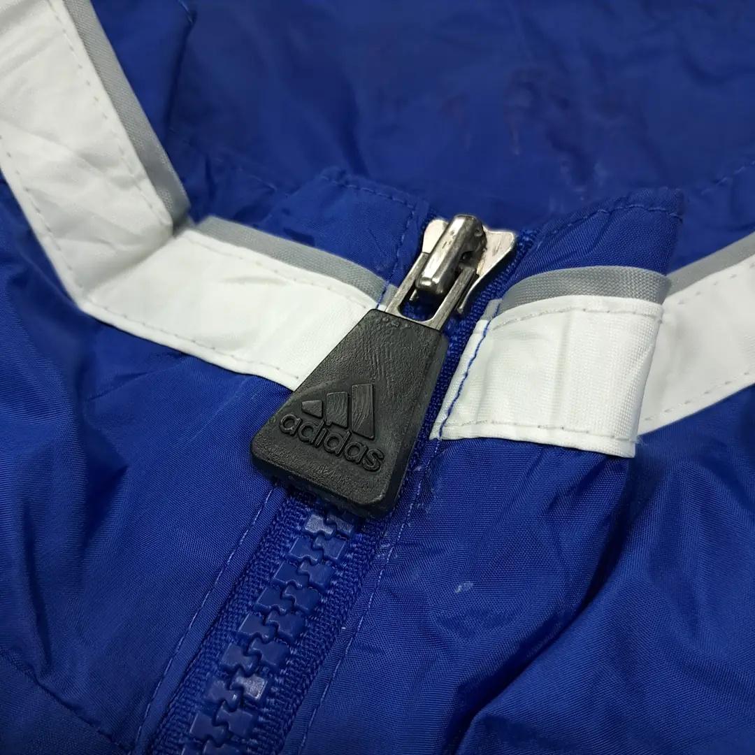 CL734 XL 아디다스 00s 블루 화이트 바람막이 자켓 5