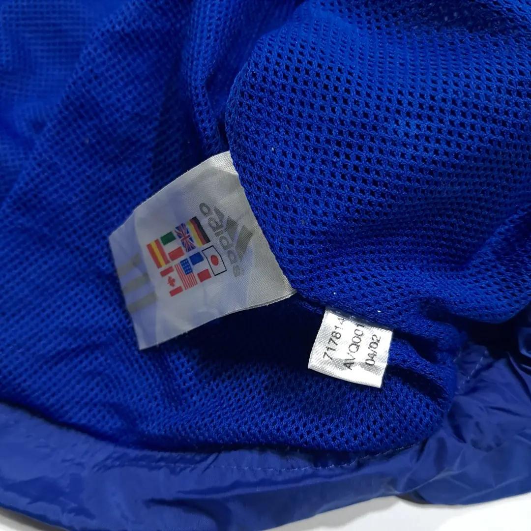 CL734 XL 아디다스 00s 블루 화이트 바람막이 자켓 8