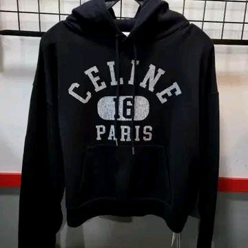 정품 셀린느 CELINE 16 PARIS 여성 크롭 후드티 (국내매장판) 2