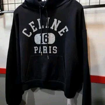 정품 셀린느 CELINE 16 PARIS 여성 크롭 후드티 (국내매장판) 3